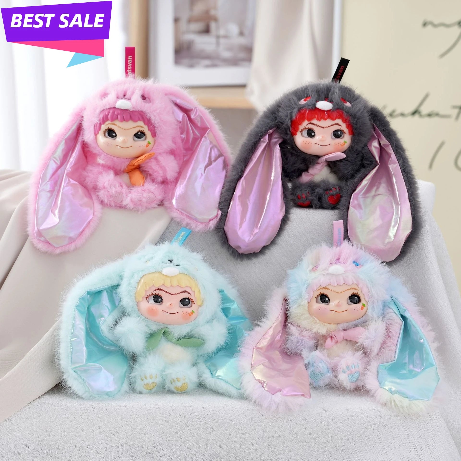 Niesamowita pluszowa lalka wakuku, brelok, mała zawieszka, popularna internetowa gwiazda, zabawka w pudełku, modna lalka do zabawy