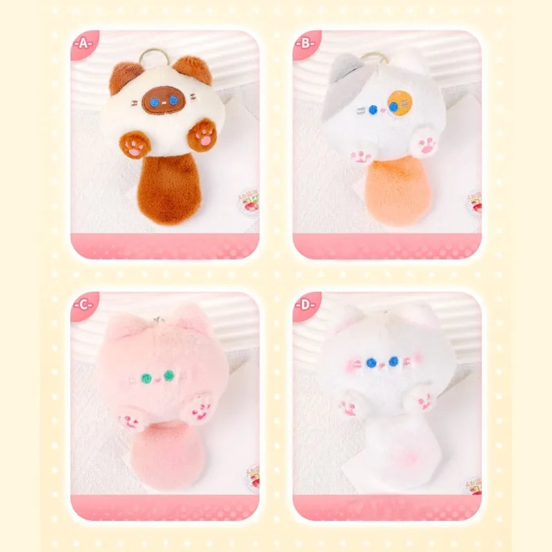 Modny koci breloczek -kotek z dużym ogonem