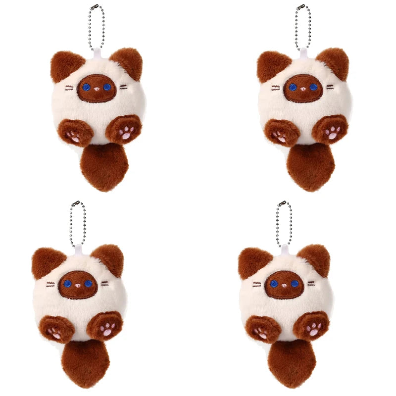 Modny koci breloczek -kotek z dużym ogonem